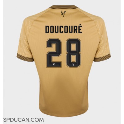 Muški Nogometni Dres Crystal Palace Cheick Doucoure #28 Gostujuci 2025-26 Kratak Rukav Muški Nogometni Dres Crystal Palace Cheick Doucoure #28 Gostujuci 2025-26 Kratak Rukav